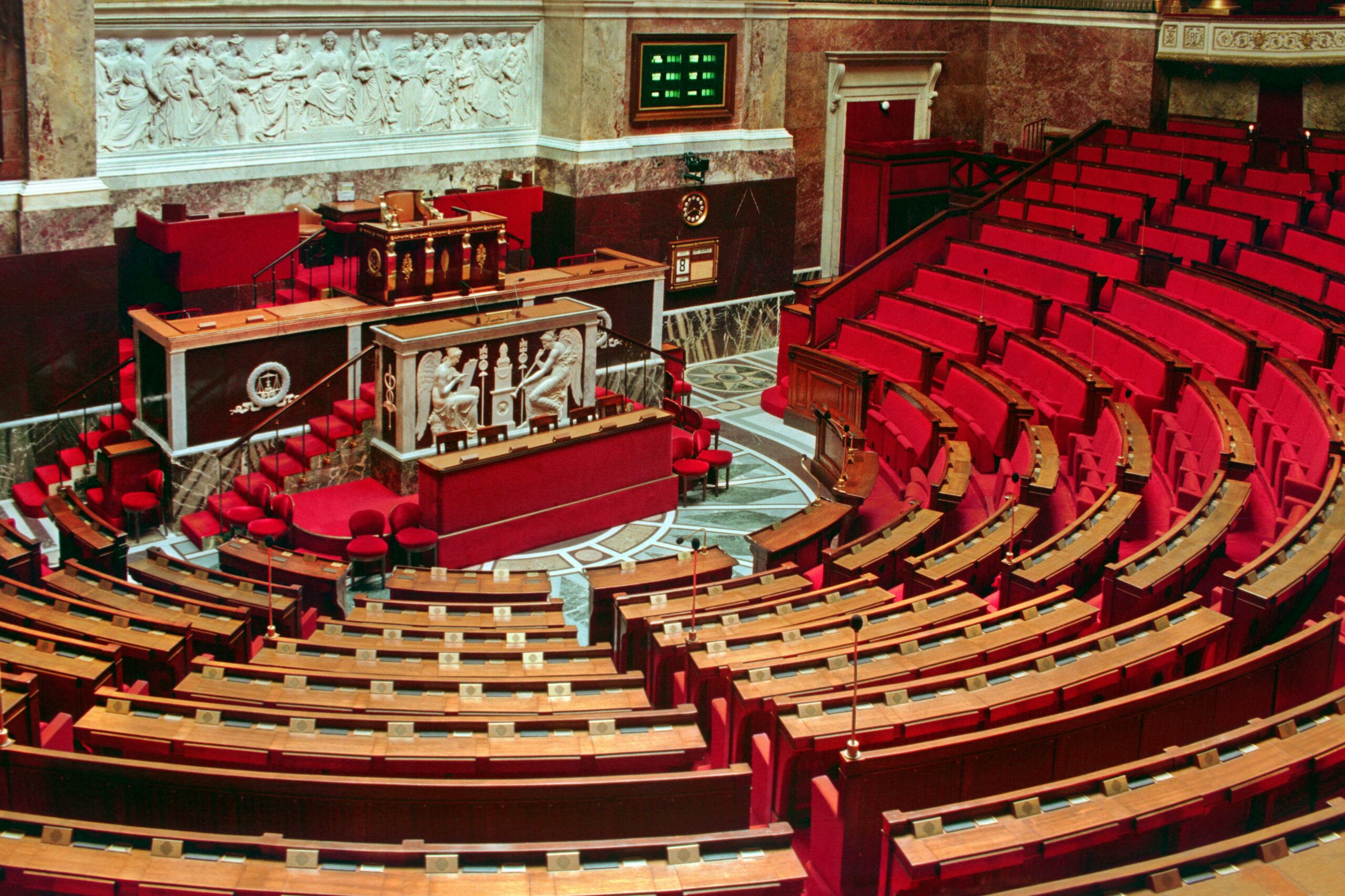 Photo de l'intérieur de l'Assemblée Nationale